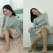 [옆집누나 Noona Next Door] 라이프스타일 05# Coffee Pantyhose #랩 골지 탑 / 플리츠 스커트(Ribbed Top / Pleats skirt)