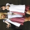 [4k] 2 女子生徒  Schoolgirl Cosplay Beauty コミケット コスプレ レイヤー Comiket Japan Japanese 직캠 신소향