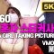 VR360 5.7K | 혼자 스티커 사진 찍기 ! 360도로 볼래요?  | WATCH VR360 VROK TAKING PICTURE ALONE | 브이몬 게임 결과편 | VMON