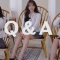 SUB) 4K 세로│눈앞에서 보는 쭈디 Q&A 직캠│화이트 셔츠 테니스치마 룩북