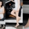 차유리 화이트 원피스 UMC모터쇼 13차 Korean Female Model White One Piece Motor Show Pose – Cha Yuri