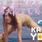 海に入ってヨガをしてみたら、思ったよりも大変でした💦｜かわいいヨガ #kawaiiyoga #bikinifitness