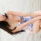 4k, 김가온 KimGaon, blue one piece swimsuit, West Sea shooting