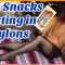 Tao Kae Noi, Thai Food – Nylon Snack Tasting – Eating in Tights