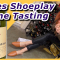Slides Shoe Play Wine Tasting, Slippers, Shiny Pants, Legs Girl Model