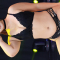 꾸뿌 검은색 란제리 UMC런웨이 직캠 Korean Female Model Black Lingerie – Ggu Bbu