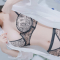 (4K 세로룩북) Ai실사 룩북🖤 화이트 셔츠 시스루 란제리 직캠 underwear Lookbook 비키니 모델 룩북 스타킹
