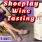 Italian Antinori Chianti Red – Fluffy Slippers Dangle Wine Tasting, Shoeplay Dangling