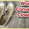 1 Minute Shoe and Tell – Converse All Star, Old Worn Used Sneakers Shoes Closeup