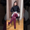 Kpantyhose Burgundy tights.