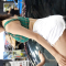 211003 Model 진유리 – seat on bonnet [2021 오토살롱위크 Auto Salon Week] 직캠