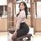 [4K]블라우스,미니스커트,스타킹 룩북👠👚/ Blouse, miniskirt, stocking LOOKBOOK