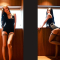 4k, Yeolmu, 열무, Beautiful model Yeolmu, Black Slip, #ilovebutter,