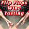Flip Flops Flapping Shoe Play Dangle Wine Tasting, Slippers Slides, Leg Toes Girl Model
