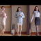 SUB)4K 근본의 오피스룩 룩북 | essential office look outfit idea | try on lookbook korean