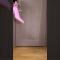 BlackPink: sheer black pantyhose and pink highheeels
