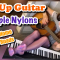 FeetUp Guitar in Purple Nylons – Take Me Home Country Roads, John Denver, Song Cover, Tights Hosiery